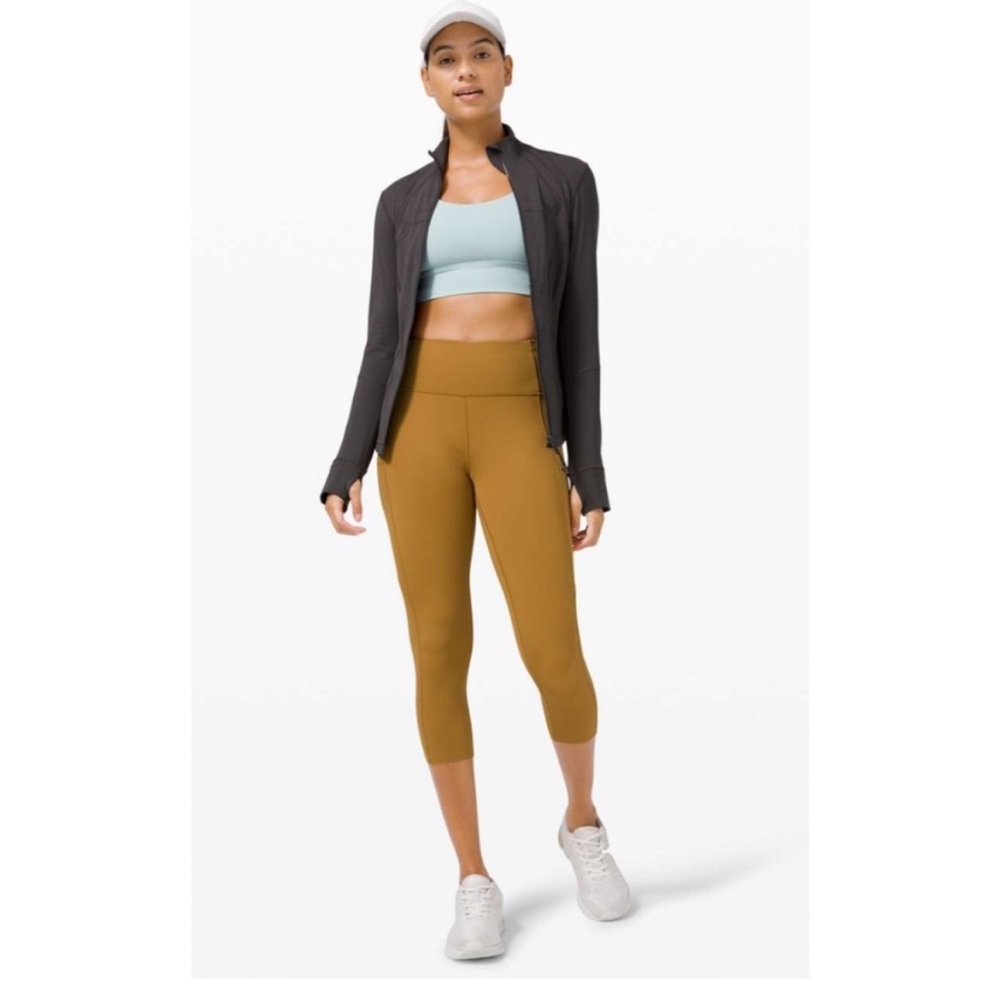 Lulu lemon Gold Leggings Sz 12